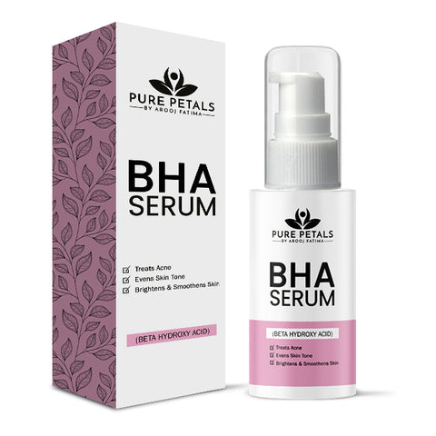 BHA (Beta Hydroxy Acid) Serum - Treats Acne, Evens Skin Tone, Brightens & Smoothens Skin!