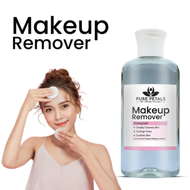 Professional Makeup Remover (Waterproof) - Gently Removes Makeup for Stubborn Makeup"